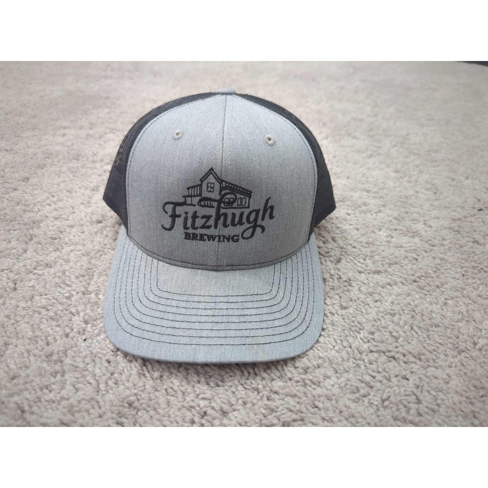 Fitzhugh‎ Brewing Tracker Hat Cap Mens One Size Richardson Gray Snapback